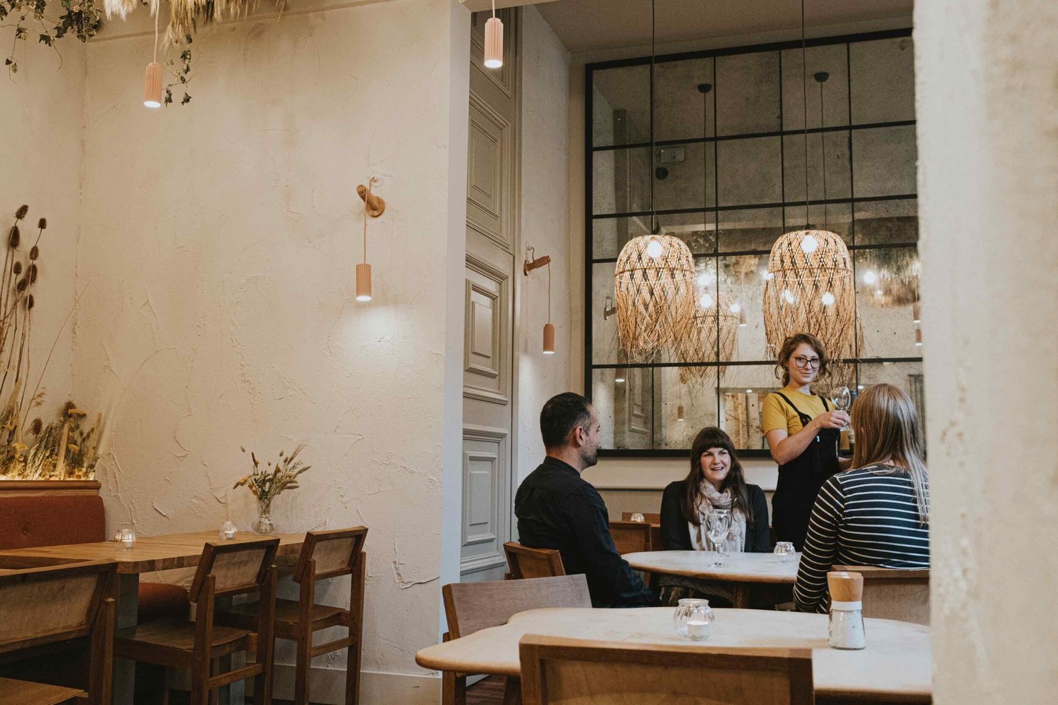 Guests dining together at Hendersons